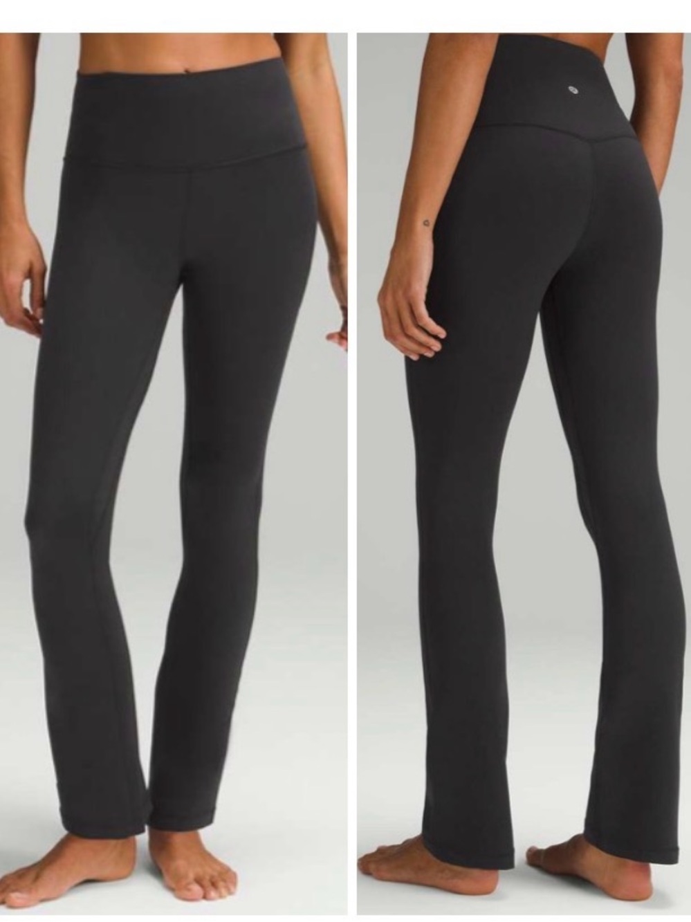 Lululemon Align High-Rise Mini-Flared Pants 28" Black Size 4 Yoga Pilates Lounge